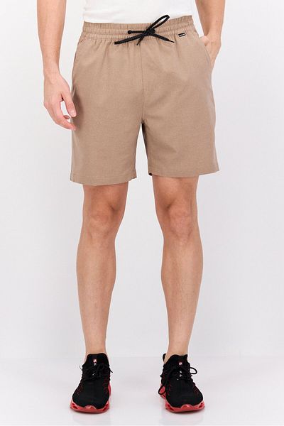 Hurley Men Sportswear Fit 7 Inseam Training Shorts, Brown