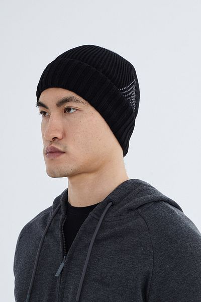 Nordbron Black Soft Cotton Pattern - Flexible Double Layer Basic Knitwear Davis