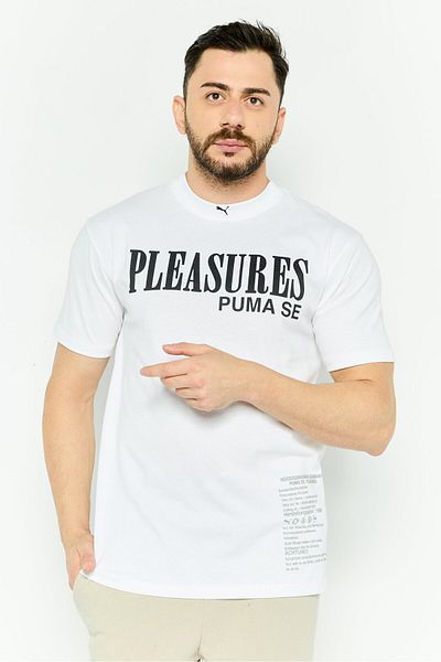 Puma Men Sportswear Fit Short Sleeves Outdoor T-shirt, White