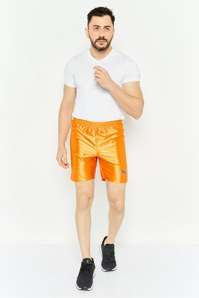Puma Men Sportswear Fit Drawstring Running Shorts, Orange