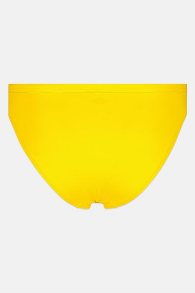 Zendaya Tommy Women Solid Pull On Bikini Bottom, Yellow