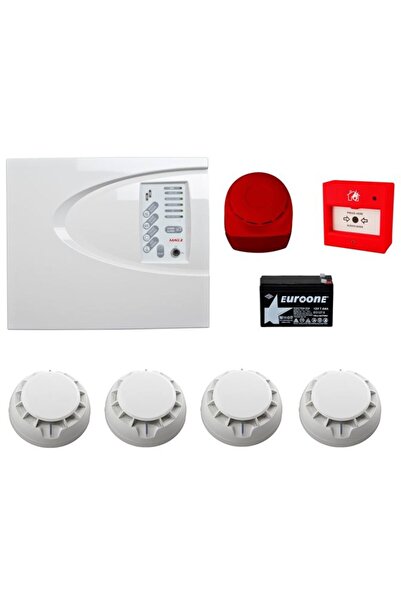 Teletek YANGIN ALARM SİSTEMİ SETİ 4 LÜ