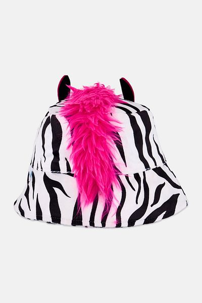 Squishmallows قبعة دلو تريسي المبتكرة للبنات الصغار، باللون الأبيض