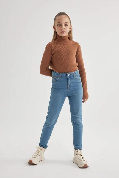 DeFacto B0347a8-fw Pantaloni din denim pentru fete