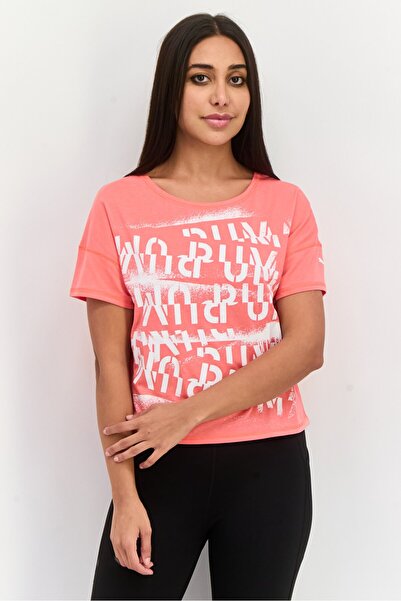 Puma Women Sportswear Fit Short Sleeves Training T-Shirt, Pink