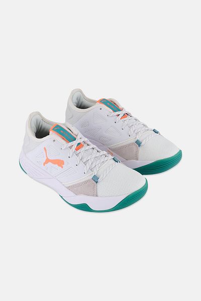 Puma Kids Boy Accelerate Turbo Nitro Lace Up Training Shoes, White
