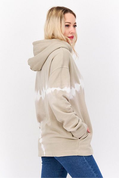 Esprit Women Tie Dye Long Sleeve Hoodie, Grey