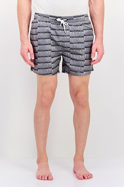 GAZZARRİNİ شورت سباحة رجالي برباط مطبوع بالكامل، متعدد الألوان