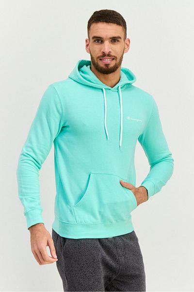 Champion Men Sportswear Fit Long Sleeves Outdoor Hoodies, Mint Green