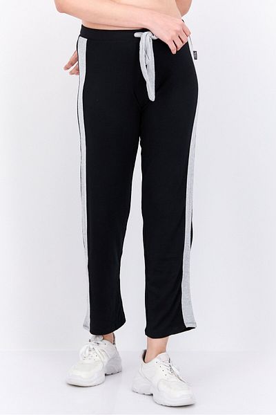 Vince Camuto Women Regular Fit Heather Straight Leg Pants, Black