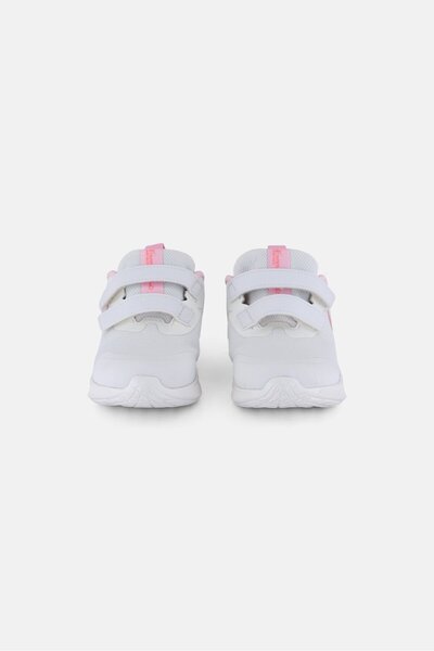 Nike Toddlers Girl Star Runner 3 SE Velcro Closure Shoes, White