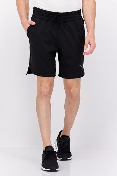 Puma شورت تدريب رياضي للرجال، أسود