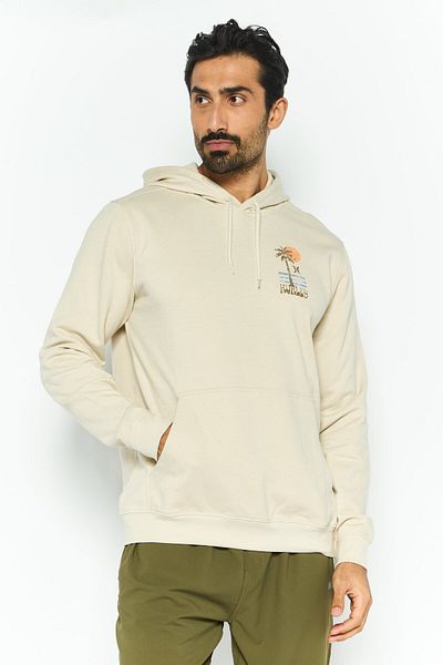 Hurley Men Sportswear Fit Outdoor Sweatshirt , Beige Combo