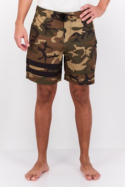Hurley Men Camouflage Board Shorts, Khaki Combo