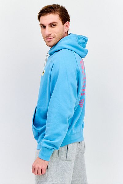 Puma Men Sportwear Fit Graphic Long Sleeves Outdoor Hoodie, Dusty Aqua