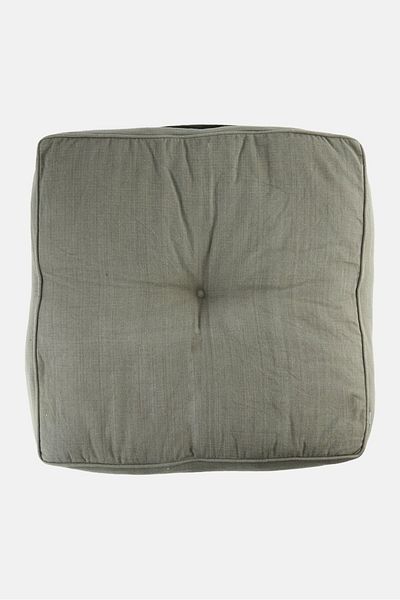 Muy Mucho Floor Cushion With Handle 50 H x 50 L x 10 W cm, Grey