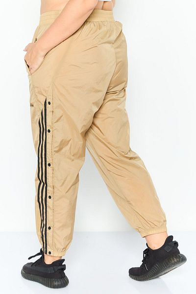 adidas Women Plus Size Sportswear Fit Training Track Pants, Tan