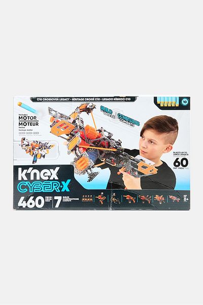 K'nex Cyber-x C10 Crossover Legacy With Motor Blasts, Orange