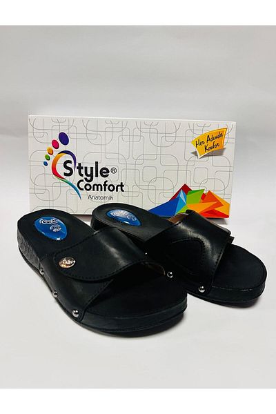 STYLE COMFORT Orthopedic Hallux Valgus Ανατομική Προεξοχή οστού σόλας και παντόφλες φτέρνας με Velcro Schwjl.03