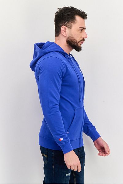 Hurley Men Long Sleeve Brand Logo Hoodies, Blue