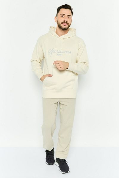 Puma Men Relaxed Fit Long Sleeve Training Sweatshirt, Beige