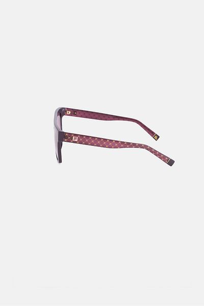 Fila Men Sfi098 Square Frame Sunglasses, Purple