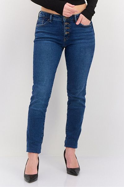 Esprit Women Slim Fit Washed Stretchable Jeans, Blue