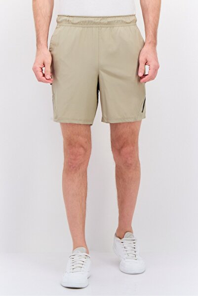 motion شورت تدريب رياضي رجالي، لون كاكي سماوي