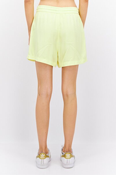 Esprit Women Solid Basic Shorts, Yellow