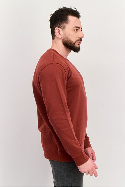 Hurley Men Sportswear Fit Long Sleeve Outdoor Sweatshirt, Rust