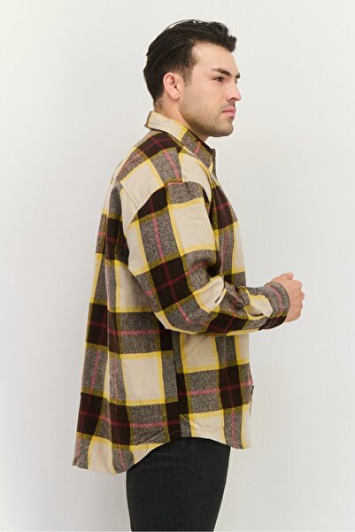 Gant Men Regular Fit Plaid Long Sleeves Casual Shirt, Multicolor