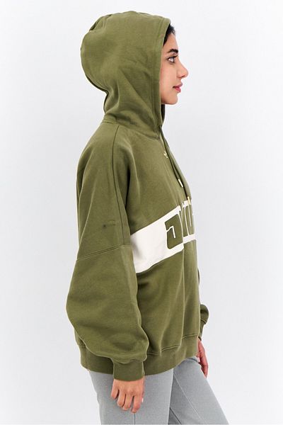 adidas Women Sportswear Fit Long Sleeves Outdoor Hoodie, Olive