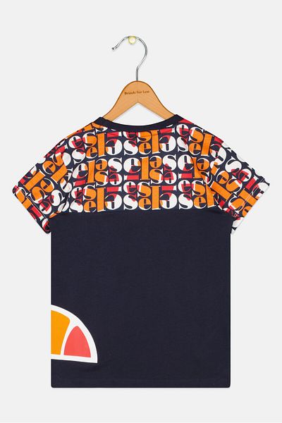 Ellesse تي شيرت رياضي مناسب للجري للبنات، باللون الأزرق الداكن