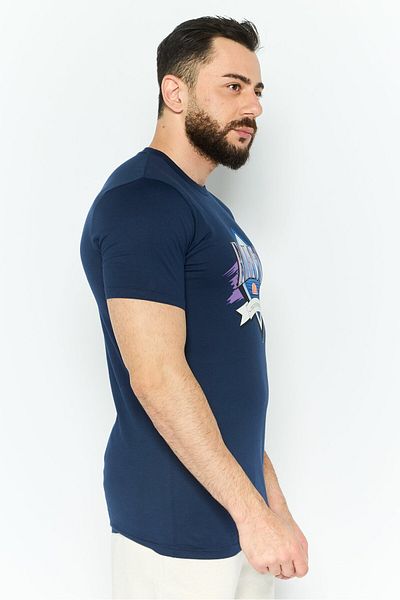 Ellesse Men Sportswear Fit Short Sleeve Outdoor T-shirts, Navy