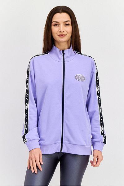 SKECHERS Women Sportswear Fit Long Sleeves Outdoor Sweatshirt, Lavender
