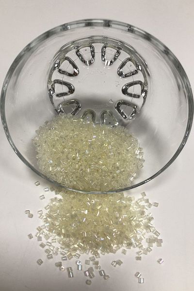 Hayalperest boncuk Διαφανείς χάντρες κοπής κρέμας Janjanlı (2-2,5mm)