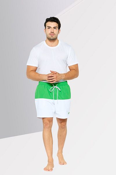 Dkny Men Brand Logo Board Short, Green