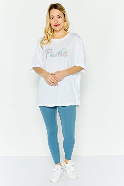 Puma Women Sportswear Fit Short Sleeves Training T-Shirt, White