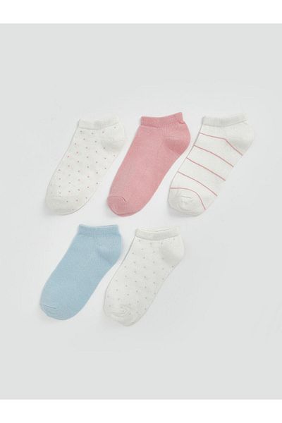 LC Waikiki LCW DREAM Gemusterte Damenstiefel Socken 5er Pack