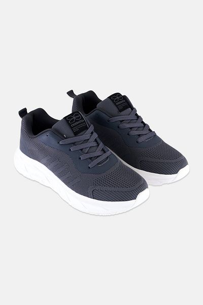 Crosshatch Men Lennart Lace Up Training Shoes, Grey