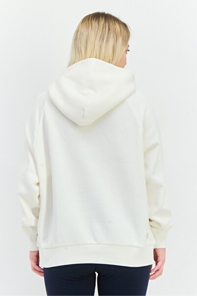 Champion Women Custom Fit Long Sleeves Outdoor Sweatshirt, Off White