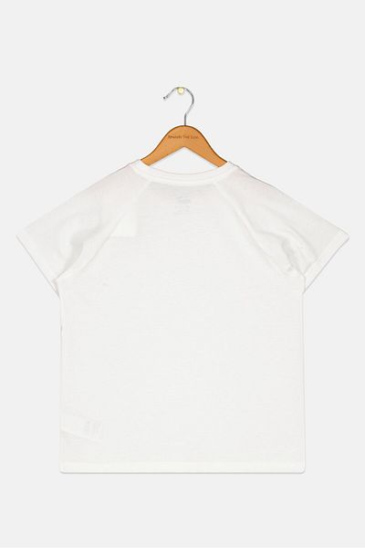 Puma Kids Boy Slim Fit Short Sleeve Outdoor T-Shirt, White