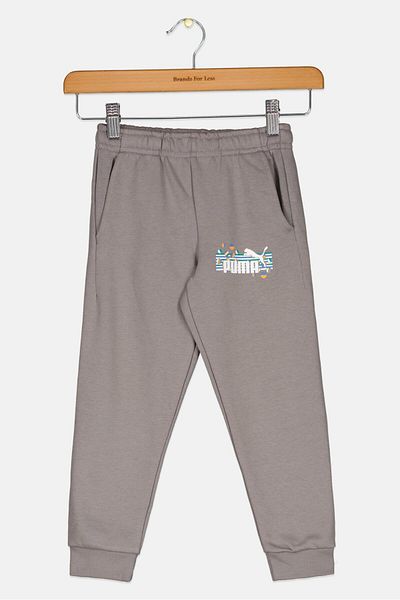 Puma Kids Boy Sportswear Fit Sweatpants, Grey