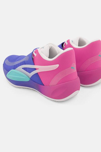 Puma Rise Nitro Fadeaway Men's Blue Basketball Shoes37827801