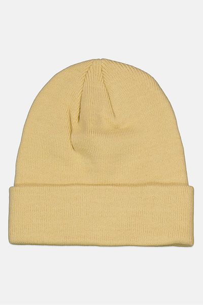 Hurley Men Embroidered Logo Beanie, Cream