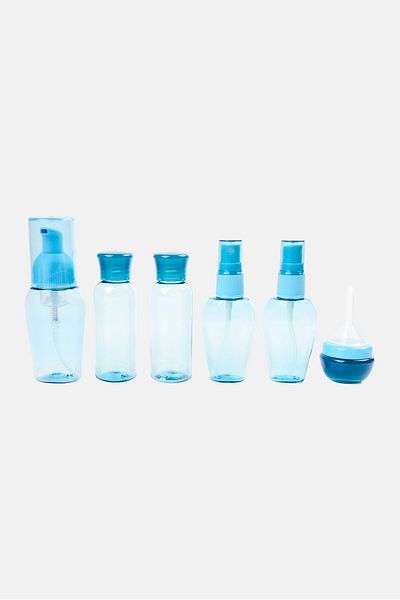 Muy Mucho 9 Piece Travel Bottle Kit, Transparent