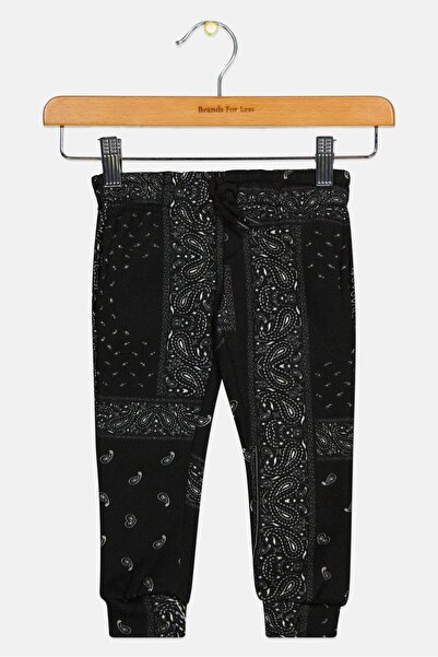 Originals by Brooklyn Cloth بنطال رياضي بطبعة بيزلي للأولاد الصغار، مجموعة با...