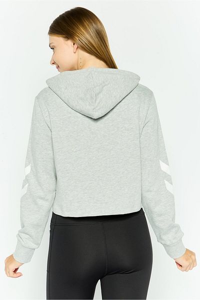 hummel Women Sportswear Fit Long Sleeve Training Hoodie, Grey