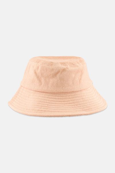 Hurley Women Brand Logo Luna Bucket Hat, Beige