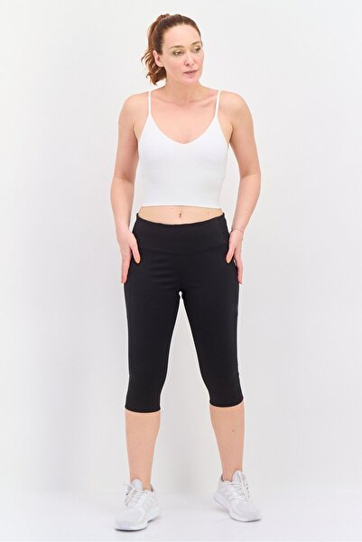 Brooks Women Sportswear 1/42th Solid Training Crop Leggings, Black